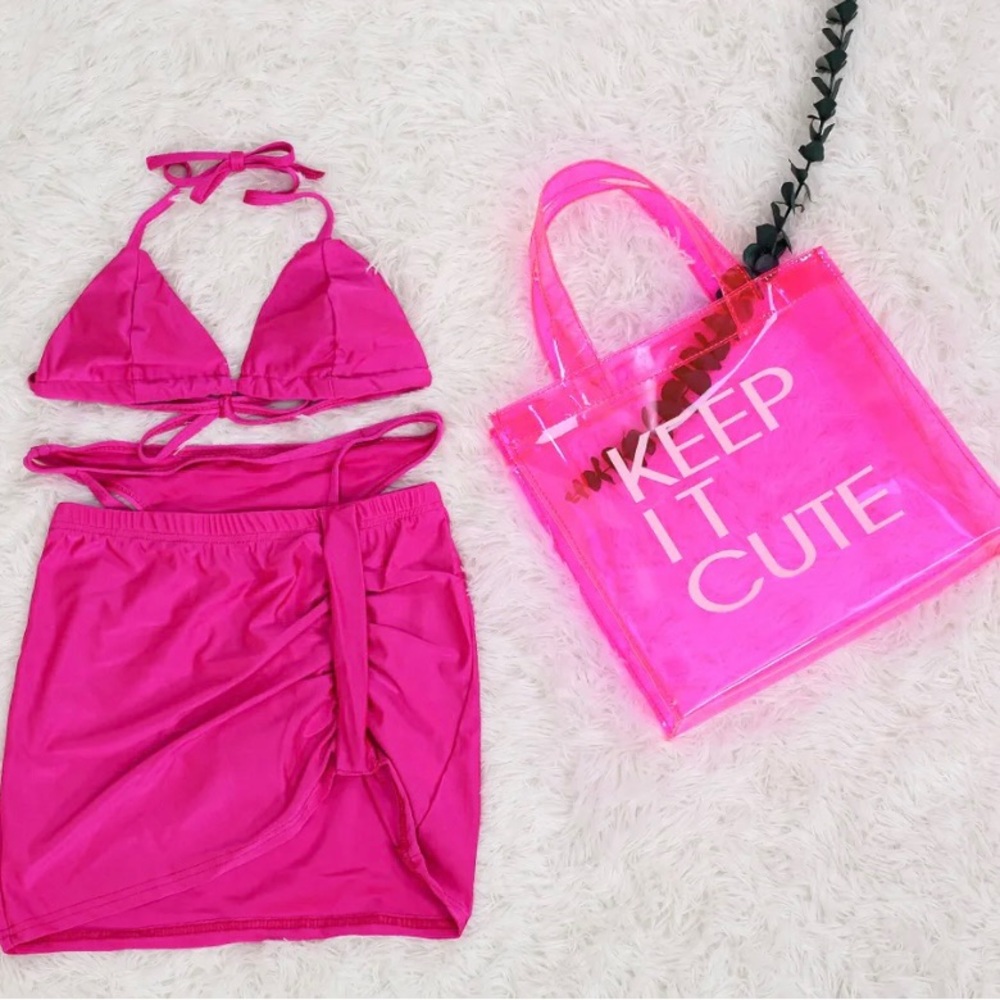 3pc Bathing Suit with Bag Included 🩷